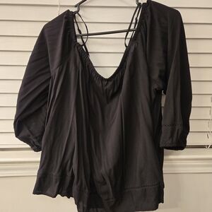 Old Navy Black V-Neck Top